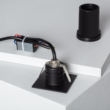 Image of Edit 2W Guell Outdoor Recessed Square LED Wall Light