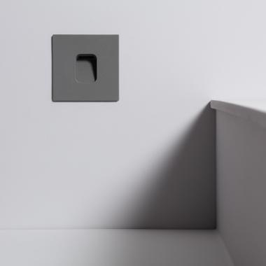 Image of Edit Grasset LED Square Recessed Wall Light