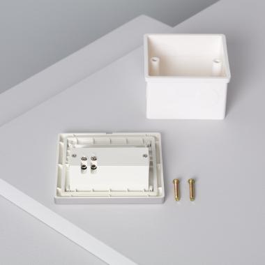 Image of Edit Bark LED Recessed Wall Light with PIR Sensor