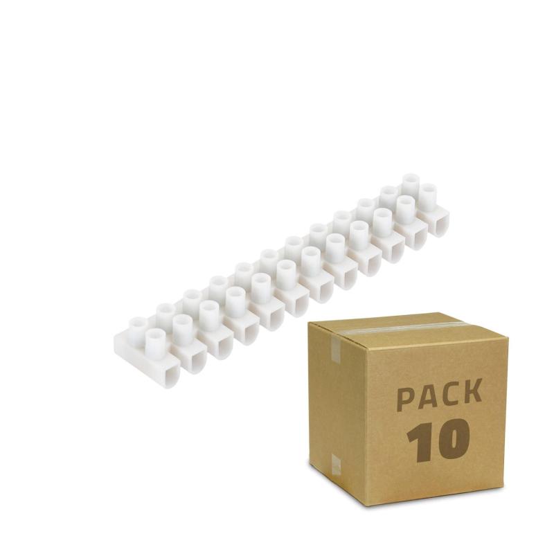 Image of Pack 10 units of 12 Connector Blocks for Cable 4mm