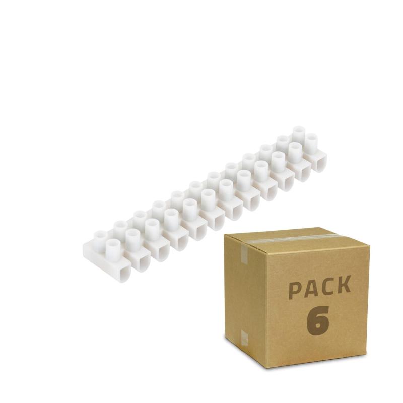 Image of Pack 6 units of 12 Connector blocks for Cable 4mm