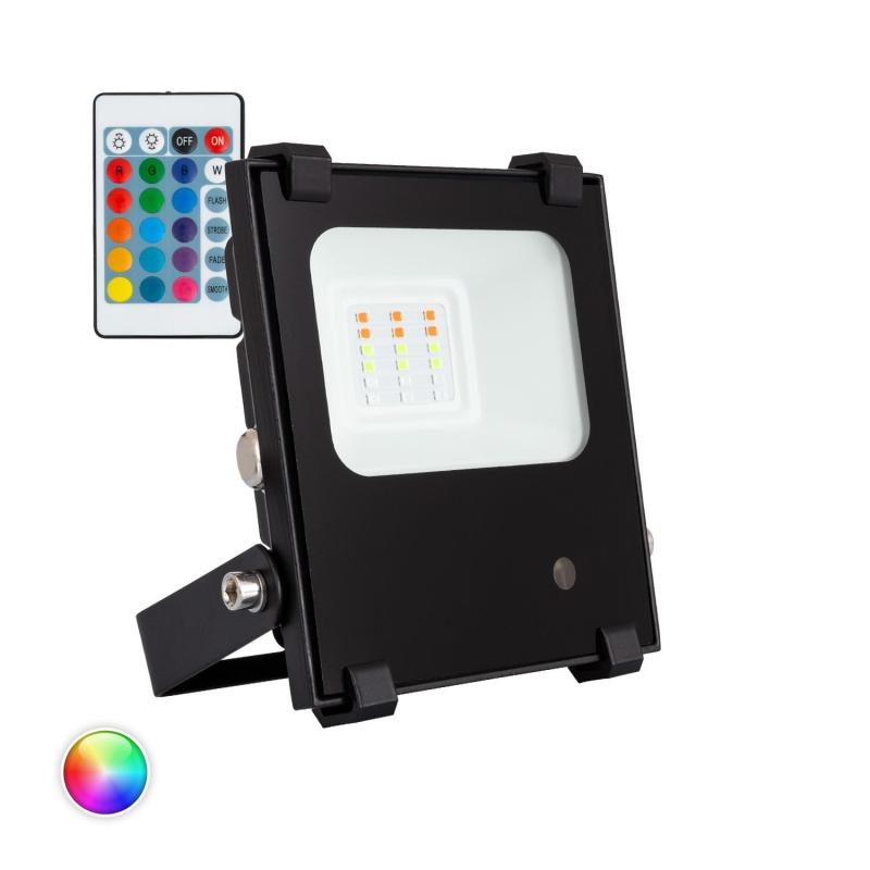 Image of 10W Dimmable RGB LED Floodlight 1350lm PRO