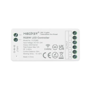 Image of MiBoxer RGBW 12/24V DC Dimmer with 4 Zone RF Remote Control