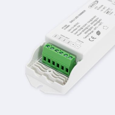 Image of DALI Dimmable Driver for 12 - 24V Monochrome LED Strip with Push Button Compatibility