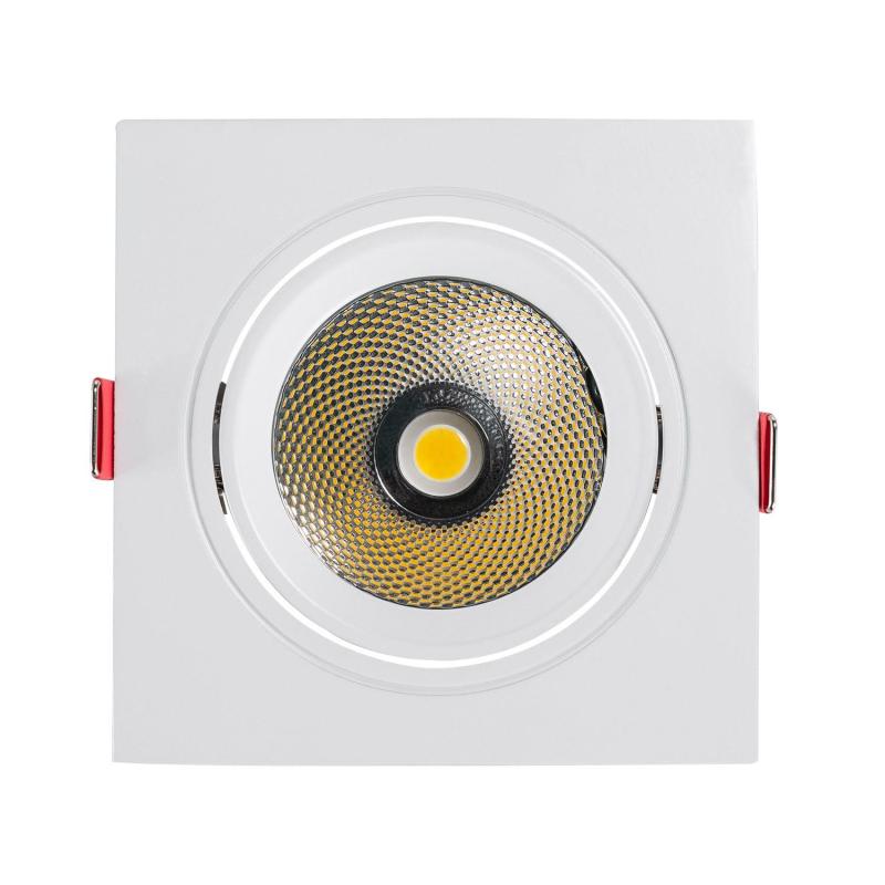 Image of Square 10W Cool White COB LED Adjustable Downlight New Madison Cutout 95mm