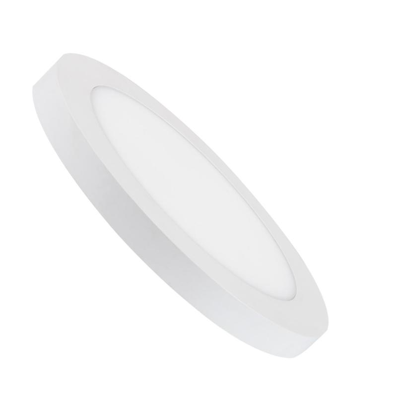 Image of Round 22W LED Flush Ceiling Light Adjustable Cutout 60-160mm