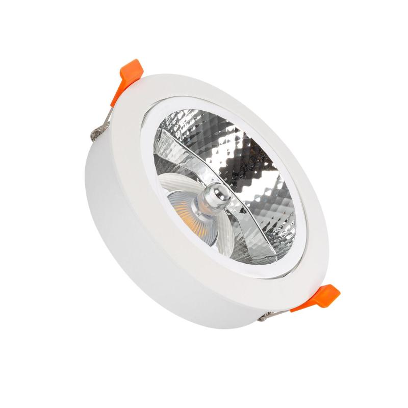Image of Round Downlight Cutout 120mm with 15W AR111 LED Bulb