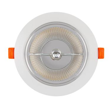 Image of Round Downlight Cutout 120mm with 15W AR111 LED Bulb