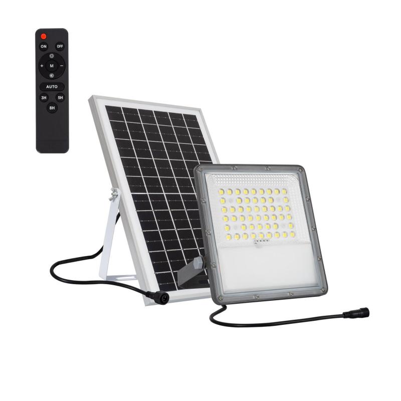 Image of 10W Solar LED Floodlight 1000lm IP65 with Remote Control