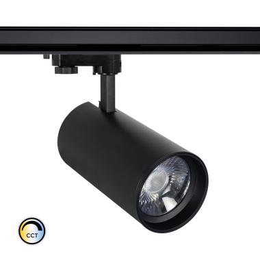 Image of Three Circuit 30W Colour Selectable CCT LED Track Light New d'Angelo Concave Optic 15º LIFUD