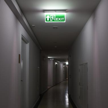 Image of LED 2W Emergency Exit Sign - Non Maintained