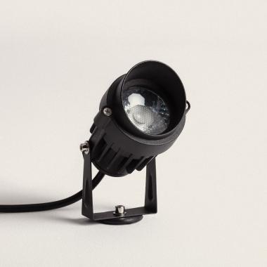 Image of Outdoor RGB 5W LED Spotlight Vetusta IP65 with Spike