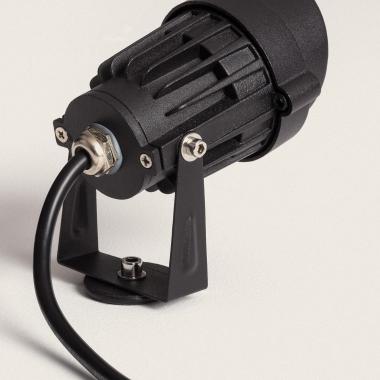 Image of Outdoor RGB 5W LED Spotlight Vetusta IP65 with Spike