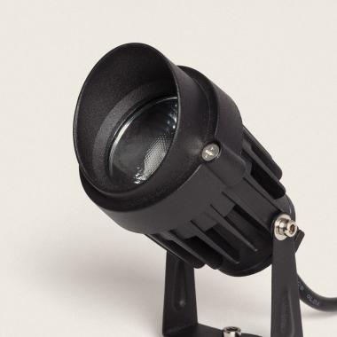 Image of Outdoor RGB 5W LED Spotlight Vetusta IP65 with Spike