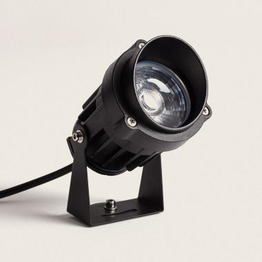 Image of Outdoor RGB 10W LED Spotlight Vetusta IP65 with Spike