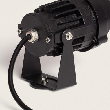Image of Outdoor RGB 10W LED Spotlight Vetusta IP65 with Spike
