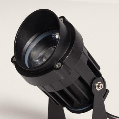 Image of Outdoor RGB 10W LED Spotlight Vetusta IP65 with Spike