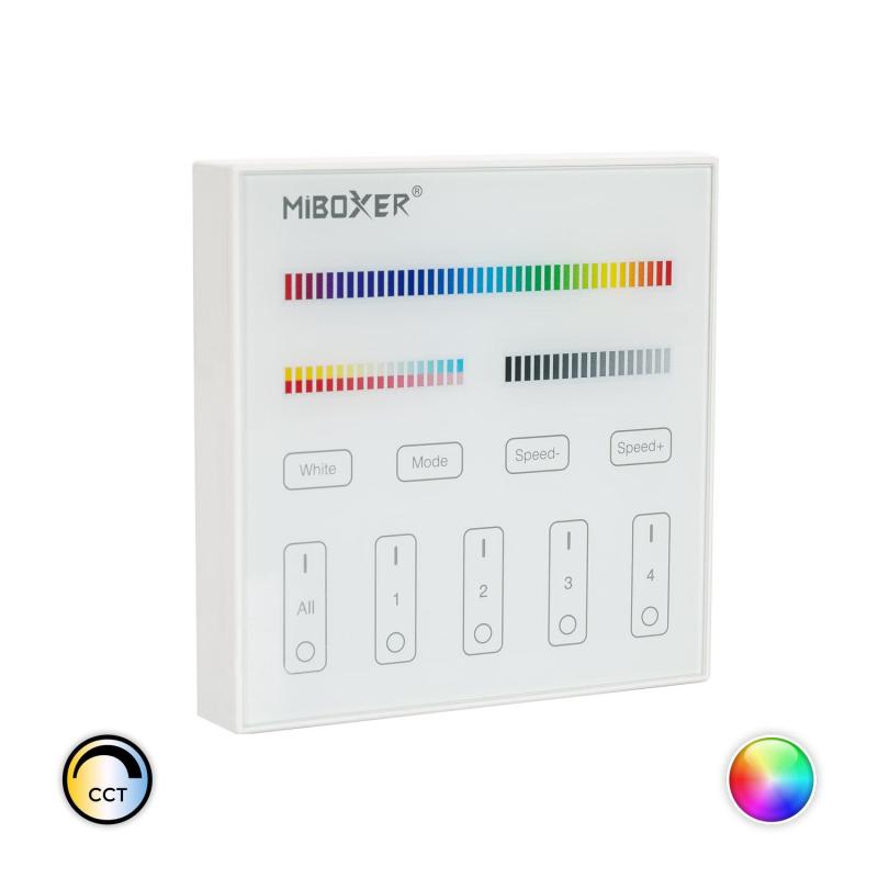 Image of RF Controller for RGB+CCT 4-Zone LED Dimmers MiBoxer B4