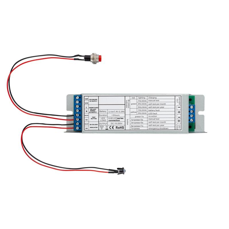 Image of Emergency Kit for Non-Permanent LED Luminaires with Autotest Button