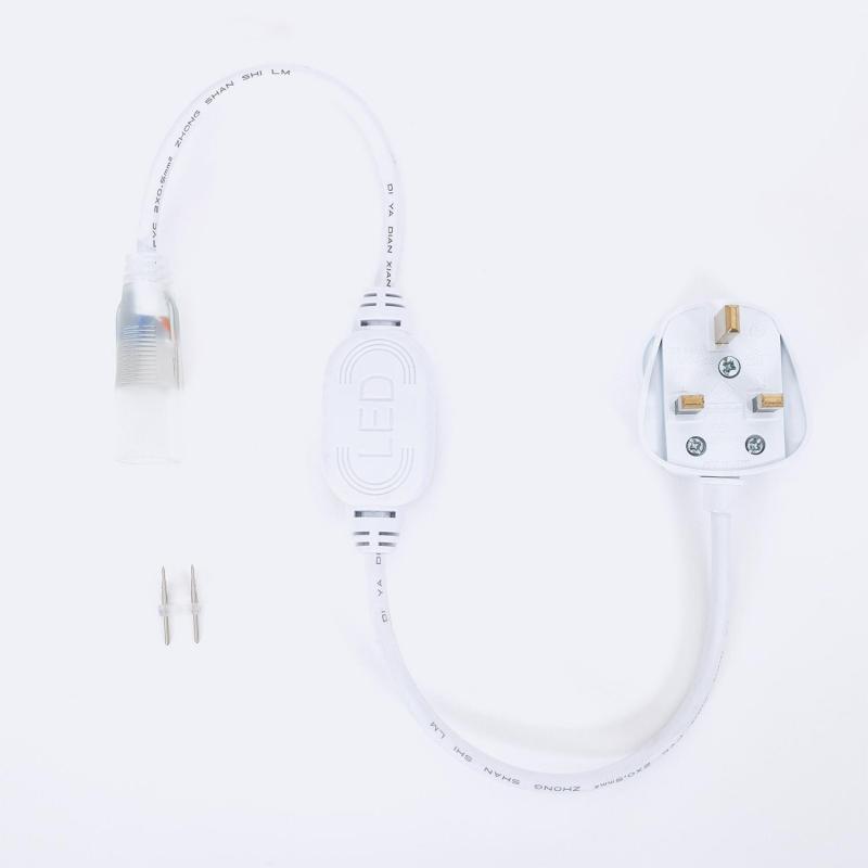 Image of Current Rectifier cable for 220V AC Monochrome 7.5 W/m Neon LED Strip 60 LED/m IP67 Custom Cut every 100cm