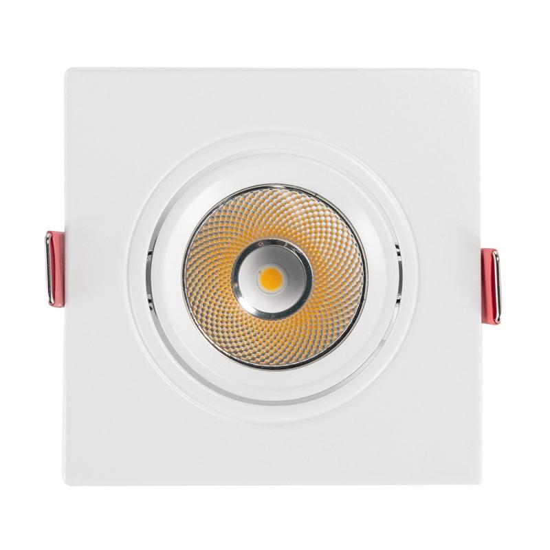 Image of Square 5W Warm White COB LED Adjustable Downlight New Madison Cutout 75mm