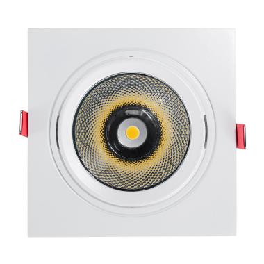 Image of Square 15W COB LED Adjustable Downlight New Madison Cutout 95mm