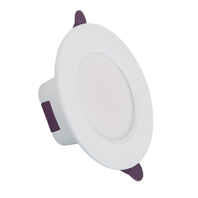 Image of Round Waterproof 8W LED Downlight IP65 Cutout 75mm