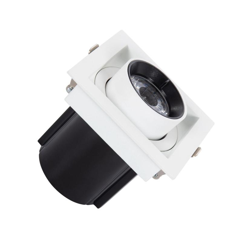 Image of Square 12W LED Adjustable Downlight Sanaqi Cutout 80x80mm with LIFUD Driver