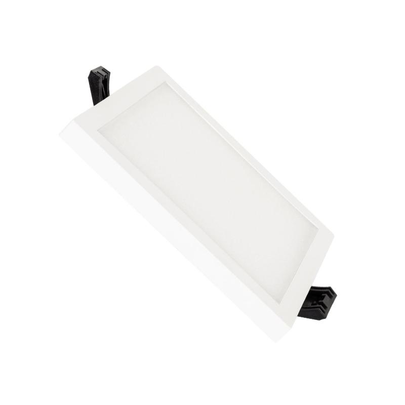 Image of Square High Lumen 8W LED Flush Ceiling Light Cutout 75mm LIFUD Driver