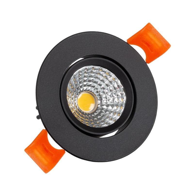 Image of Round Expert Colour 3W COB LED Adjustable Downlight Cutout 55mm