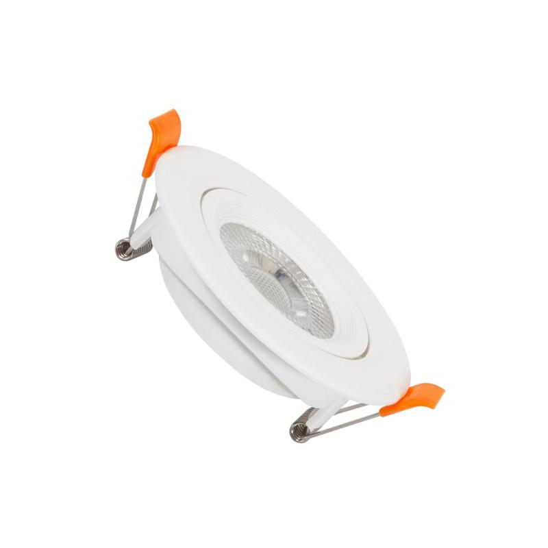 Image of Round Solid 5W COB LED Adjustable Downlight Cutout 75mm