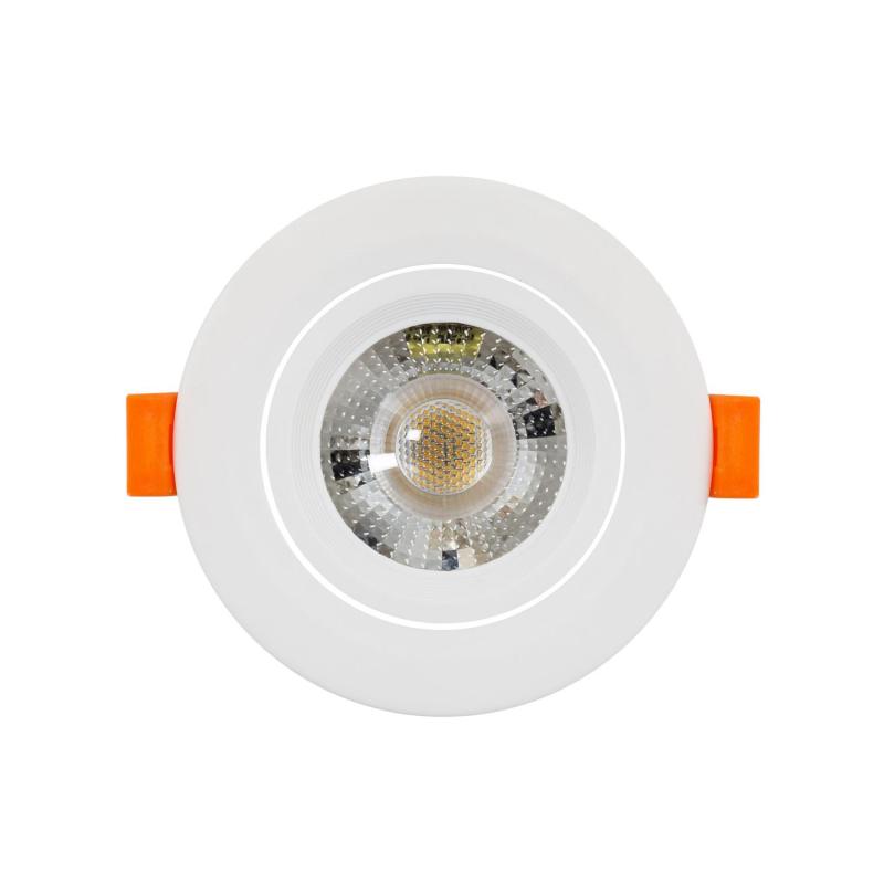 Image of Round Solid 5W COB LED Adjustable Downlight Cutout 75mm