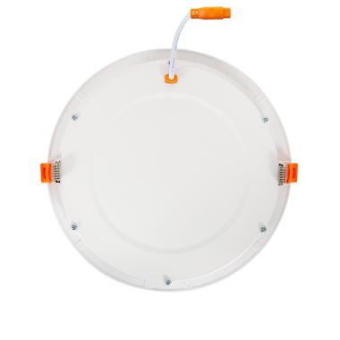 Image of Slim Round 20W Microprismatic Selectable LED Downlight Cutout 205mm LIFUD Driver