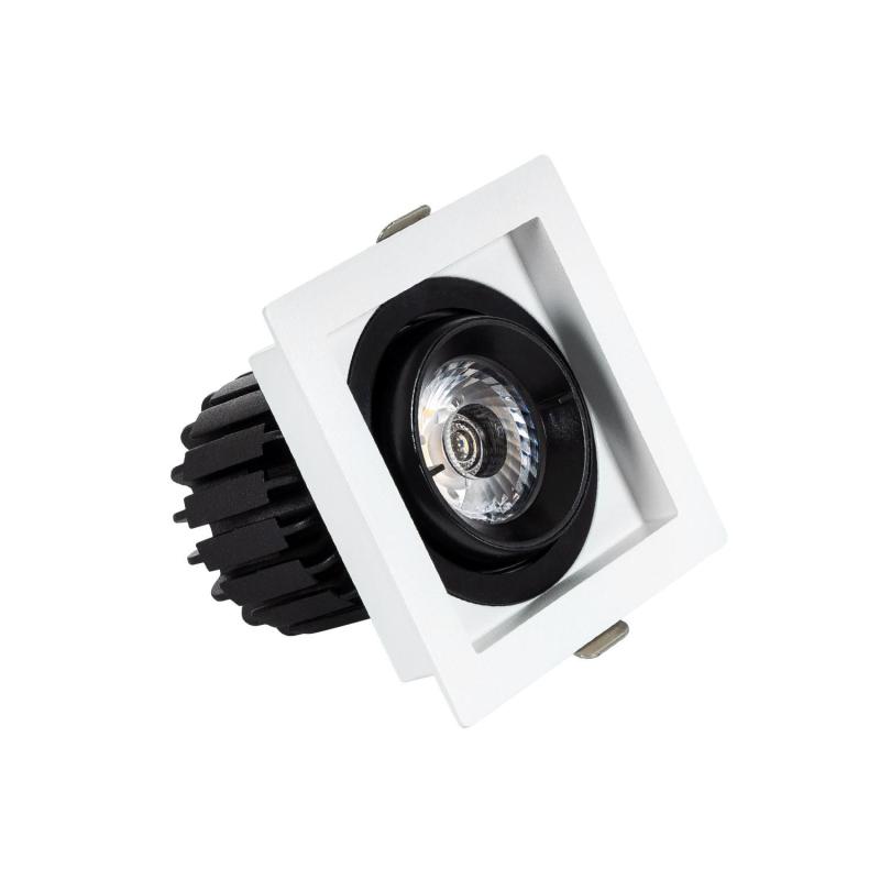 Image of Square Expert Colour 7W COB LED Adjustable Downlight Cutout 82x82mm