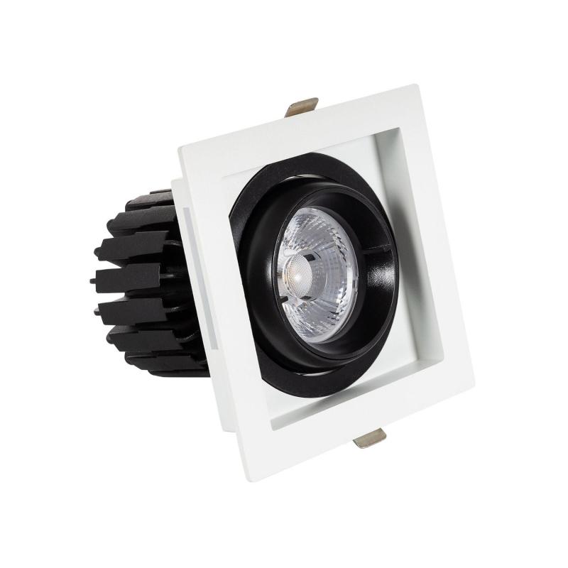 Image of Square Expert Colour 12W COB LED Adjustable Downlight Cutout 100x100mm