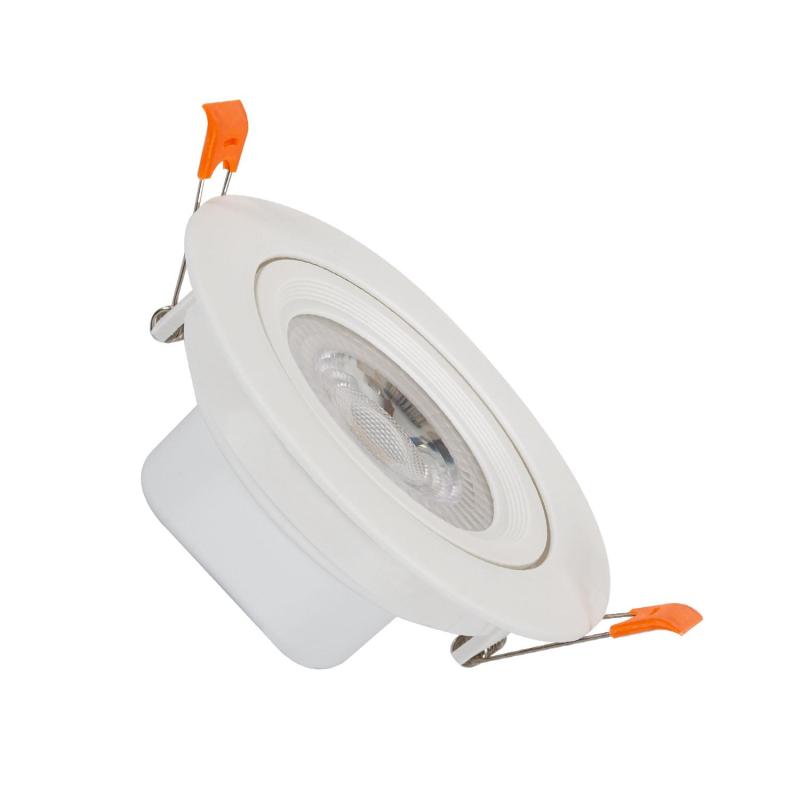 Image of Round Solid 9W COB LED Adjustable Downlight Cutout 95mm