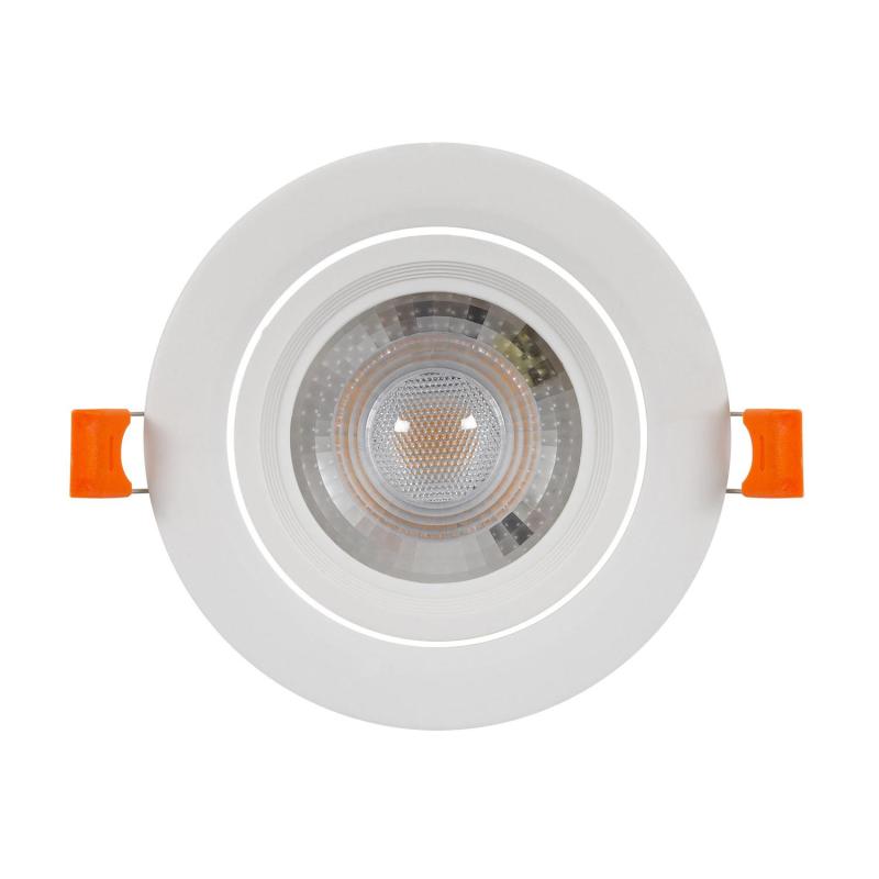 Image of Round Solid 9W COB LED Adjustable Downlight Cutout 95mm
