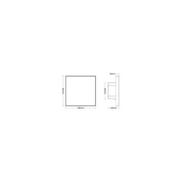 Image of Wall Mounted RF Remote for LED CCT 4 RF Zone Dimmer Mi Boxer T2