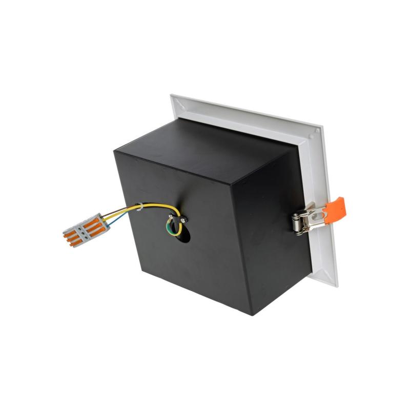 Image of Square Adjustable Downlight Kardan Cutout 165x165mm with 12W AR111 LED Bulb