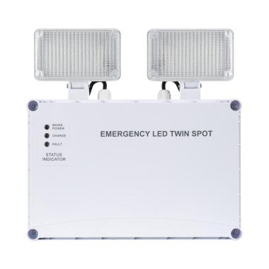 Image of Square 6W TwinSpot LED Emergency Light