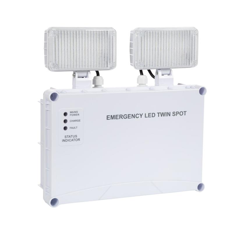 Image of Square 6W TwinSpot LED Emergency Light
