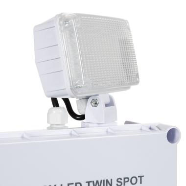 Image of Square 6W TwinSpot LED Emergency Light