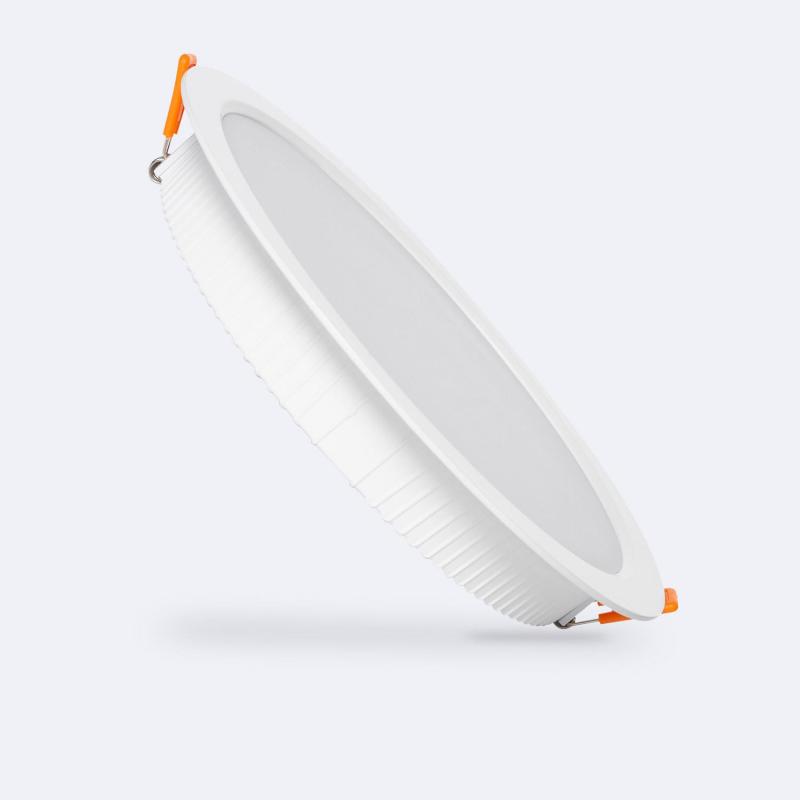 Image of Aero Round 30W Cool White 4000K COB LED Fixed Downlight Cutout 200mm with LIFUD Driver