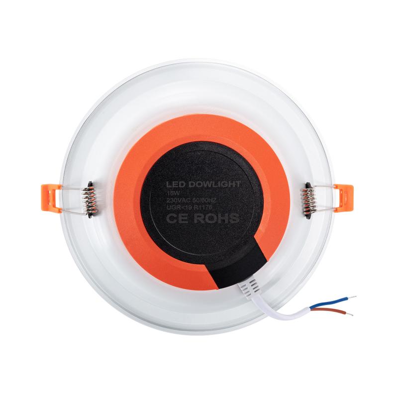 Image of Round 16W LED Downlight New Lux IP44 Cutout 165mm