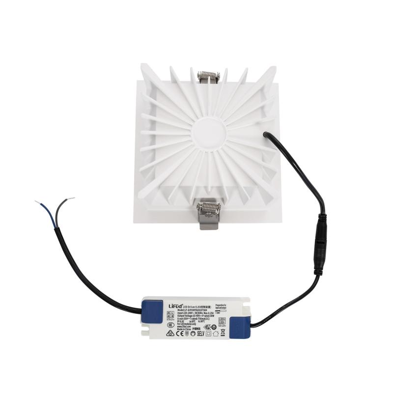 Image of Square LuxPremium 30W LED Downlight CRI90 Cutout 145x145mm LIFUD Driver