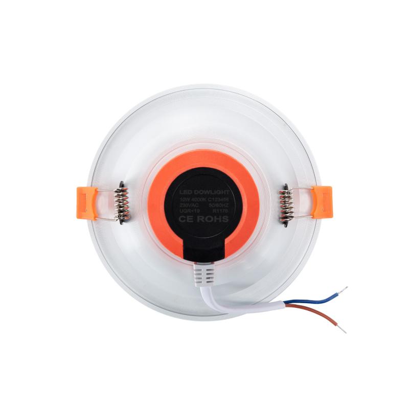 Image of Round 10W LED Downlight New Lux IP44 Cutout 105mm