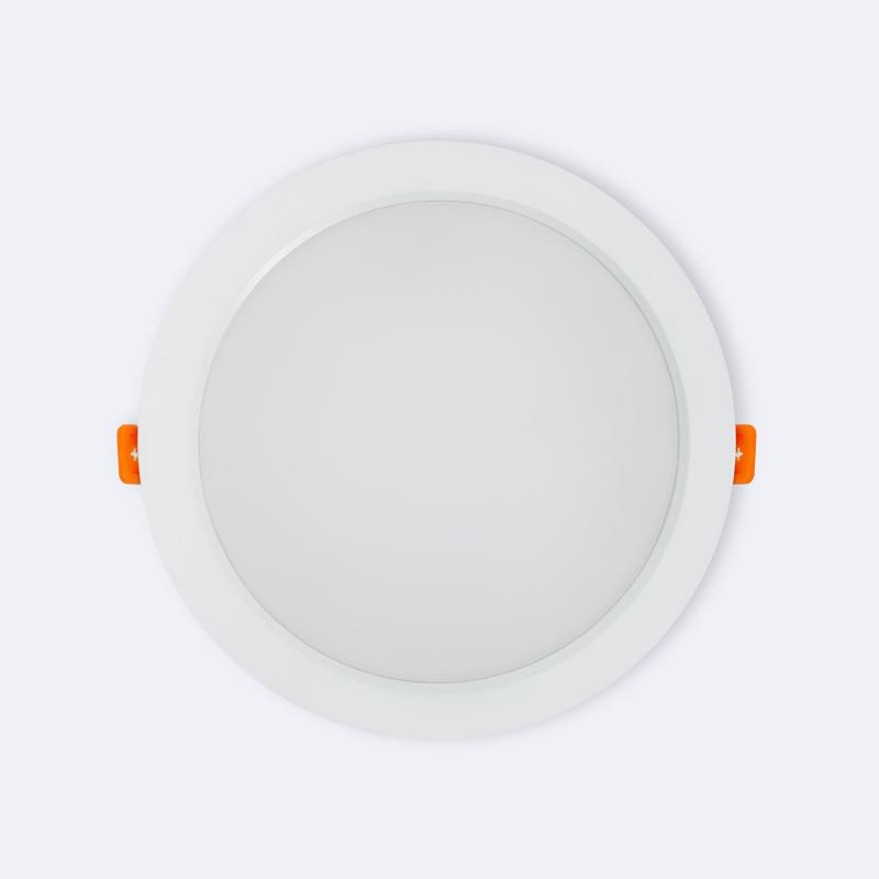 Image of Round 18W Cool White 4000K COB LED Fixed Downlight Cutout 150mm with LIFUD Driver