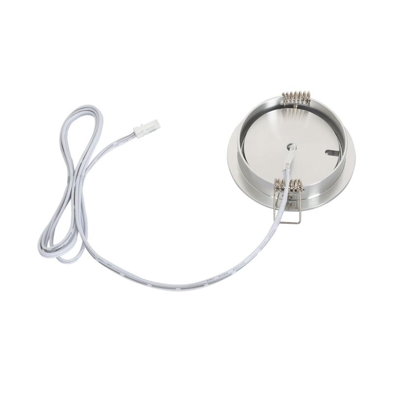 Image of Round Low Voltage 3W LED Adjustable Downlight Cutout 67mm with Quick Connector