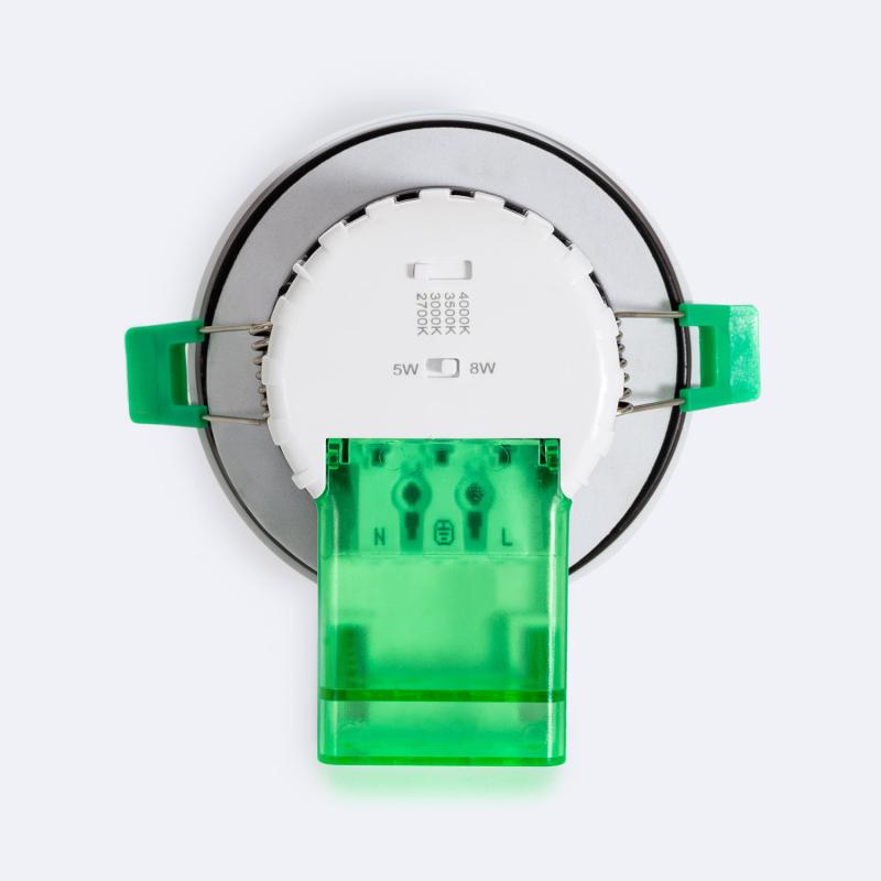 Image of Fire Rated Round 5-8W 4CCT (Warm-Cool) Dimmable LED Downlight Cutout 70mm IP65