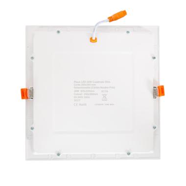 Image of Slim Square 20W UGR17 LIFUD LED Panel with Selectable CCT 200x200mm Cut-Out